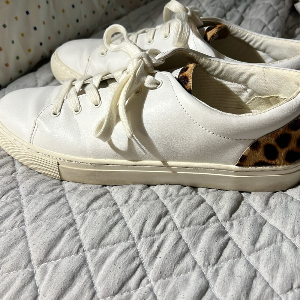 J. Crew Women's White Sneakers